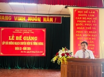 Bế giảng Lớp bồi dưỡng Ngạch chuyên viên và tương đương  khóa 53 - năm 2024