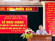  Khai giảng lớp Trung cấp LLCT Khóa 104, Hệ không tập trung, năm học 2024-2025