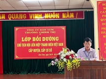 Lớp Bồi dưỡng Chủ tịch Hội liên hiệp Thanh niên Việt Nam cấp huyện, cấp cơ sở - năm 2024