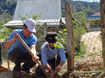 Tuyên truyền Pháp luật và ra quân trồng cây ăn quả tại Thôn Đăk Chun,  xã Măng Bút, Huyện Kon Plông