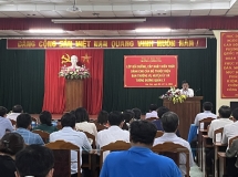 Bế giảng lớp Bồi dưỡng cập nhật kiến thức cho cán bộ thuộc diện Ban Thường vụ Huyện ủy và tương đương quản lý, lớp thứ 05 - năm 2023