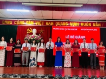 Bế giảng lớp Lớp Trung cấp lý luận chính trị K102, hệ không tập trung,  khóa học 2024 - 2025, mở tại huyện Kon Plông