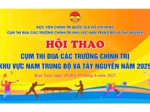 TIN HỘI THAO CỤM THI ĐUA CÁC TRƯỜNG CHÍNH TRỊ KHU VỰC NAM TRUNG BỘ VÀ TÂY NGUYÊN NĂM 2025
