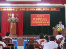 Khai giảng lớp Trung cấp lý luận chính trị Khóa 96(hệ không tập trung), khoá học 2023 - 2024