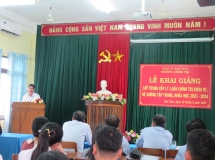 Khai giảng lớp Trung cấp lý luận chính trị Khóa 97(hệ không tập trung), khoá học 2023 - 2024