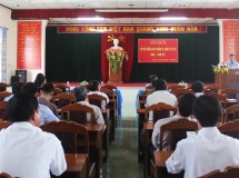 Khai giảng lớp Bồi dưỡng Cấp ủy cơ sở (dành cho các đồng chí Ban Thường vụ Đảng ủy cơ sở) lớp 1- năm 2021