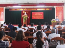Khai giảng lớp Trung cấp Lý luận chính trị - Hành chính khoá 82, (hệ không tập trung) - năm học 2020-2021