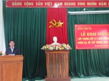 Khai giảng lớp Trung cấp Lý luận chính trị khoá 89, (hệ tập trung) - năm học 2022