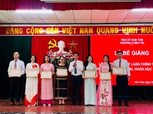 Tin Bế giảng Lớp:  Trung cấp lý luận chính trị K103, hệ không tập trung, khóa học 2024 - 2025